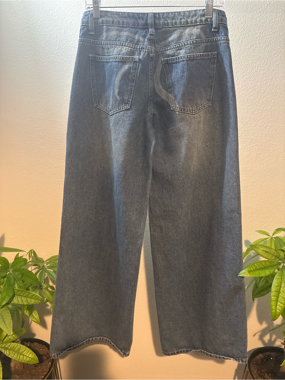 Edited Wide Leg Jeans – Size S – Mid Rise Denim - Picture 3 of 4